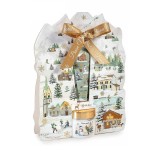 Set cadou Craciun crema maini, crema picioare II cm 16 x 5,5 x 22 H