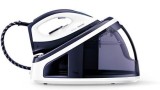 Statie de calcat Philips FastCare GC7710/20, Talpa Ceramica, 5.5 bar, 2.2l, 2400W (Alb-Albastru)
