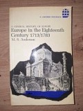 Europe in the Eighteenth Century 1713/1783 - M. S. Anderson