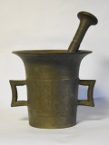 Mojar cu pistil / Piua veche din bronz - cca. 4 kg
