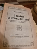 Econ. D. Furtuna - Cuvant la Intrarea in Parohie