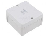 Cutie de conexiuni IP54 88x88x49mm Gri
