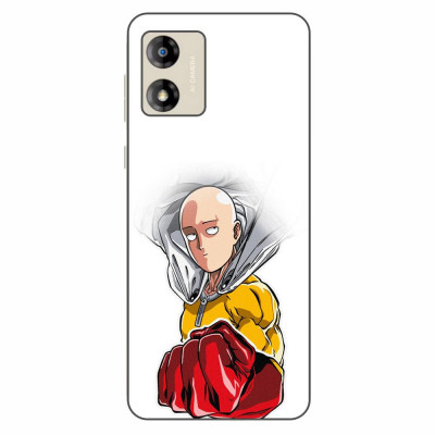 Husa compatibila cu Motorola Moto E13 Silicon Gel Tpu Model One Punch Man Saitama foto