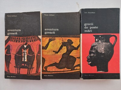 AVENTURA GREACA [ 2 VOL.]- PIERRE LEVEQUE + GRECII DE PESTE MARI- JOHN BOARDMAN foto