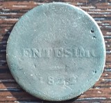 (M2400) MONEDA ITALIA, REGATUL LOMBARDIEI SI VENETIEI - 1 CENTESIMO 1822, UZATA, Europa