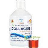 Colagen Marin Lichid Hidrolizat 10.000 mg + Acid Hialuronic 50 mg, Biotina 5000 mcg, Cupru, Siliciu, Vitamina C, B5, B6 si B12 500ml