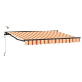 vidaXL Cort electric retractabil Galben și portocalie 3,5 x 2,5 m 3421568