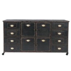 Comoda fier maro 152x44x86 cm