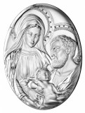 Icoana Sfanta Familie argint 25 x 34 cm