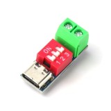 Placa USB-C PD Trigger, pana la 100W, selectie 5-20V, comutator DIP si borne cu surub (OKYNL0103)