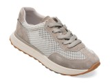 Cumpara ieftin Pantofi sport FLAVIA PASSINI gri, 6182, din material textil si piele naturala
