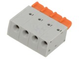 Conector PCB AMPHENOL ANYTEK GB0010408000G Regletă Terminal 4 pini 6A