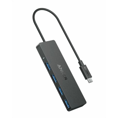 Docking Station, hub 4 x USB, 5Gbps, 20cm Anker, negru foto