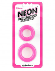 2 Inele erectie - Neon Stretchy Silicon foto