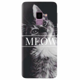Husa silicon pentru Samsung S9, Meow Cute Cat