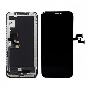 DISPLAY LCD CU TOUCHSCREEN SI RAMA APPLE IPHONE XS, ZY INCELL NEGRU foto