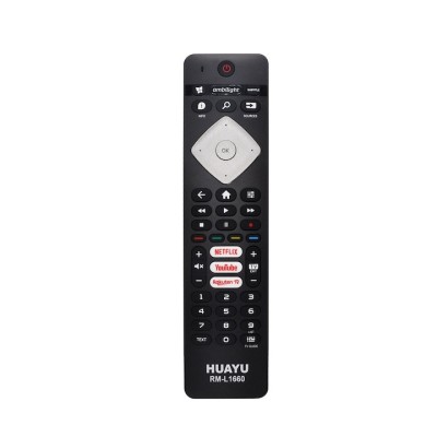 Telecomanda TV LCD Philips Netflix, YouTube, compatibila cu RM-L1660 foto