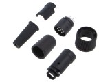 Conector circular BINDER 678 32V PIN 7 mufă tată lipire pe cablu 5A