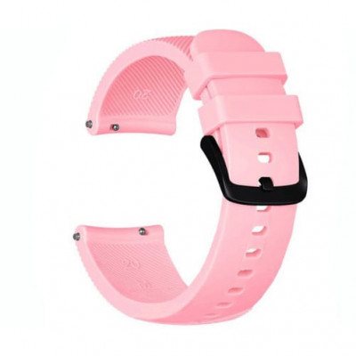 Curea ceas Smartwatch Samsung Galaxy Watch 4, Watch 4 Classic, Gear S2, iUni 20 mm Silicon Pink foto