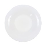Farfurie adanca, sticla termica, alba, 21 cm