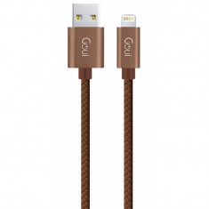 Cablu Date si Incarcare USB la Lightning Goui, 1 m, Maro G-8PINFASHIONBR