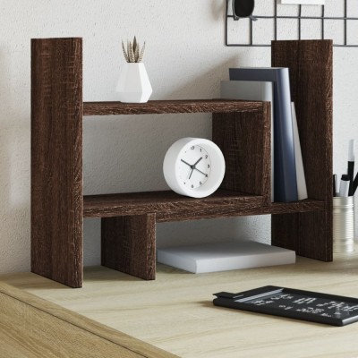 vidaXL Organizator birou, stejar maro, 38,5x17x39 cm lemn prelucrat 848065 foto
