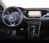 Folie Protectie Navigatie Kia Niro 2019-2024+, Duragon, protectie Display Navigatie, silicon Transparent, Anti-zgarieturi, kit instalare