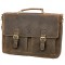 Geanta Barbati din Piele Naturala, Mod Purtare pe Umar, Crossbody, Hunter Imperial, 40x28x8 cm
