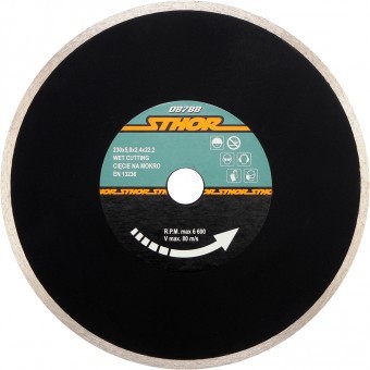 Disc diamantat continuu pentru ceramica Sthor 08788, diametru 230mm foto
