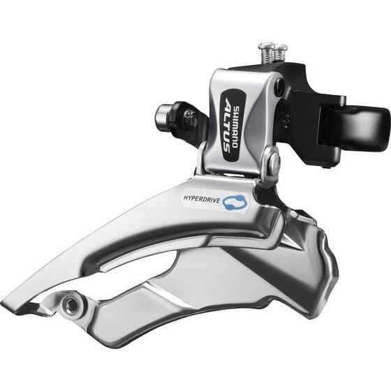 Schimbator fata 3x7/8 viteze Shimano Altus AFDM313L6, 42/48T, Down-Swing, Dual-Pull, argintiu Ultimate FactoryBikes