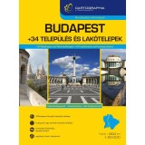 Budapest + 34 telep&uuml;l&eacute;s &eacute;s lak&oacute;telepek atlasz