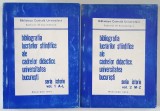 BIBLIOGRAFIA LUCRARILOR STIINTIFICE ALE CADRELOR DIDACTICE , UNIVERSITATEA BUCURESTI , SERIA ISTORIE VOLUMUL I , A - L / VOLUMUL II , M - Z de SANDRA