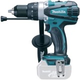 Makita DHP458Z - Masina de gaurit si insurubat cu percutie fara acumulatori si incarcator Li-Ion 18 V - Ah 91 Nm led iluminare