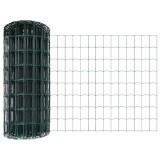 VidaXL &Icirc;ngrădire cu st&acirc;lpi Verde 0.6 x 10 m Oțel