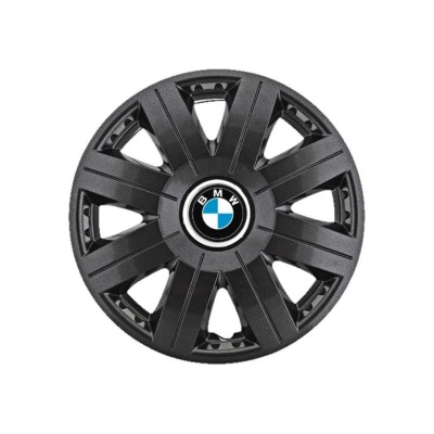 Set 4 capace roti Cosmos Negru R15, pentru gama auto BMW foto