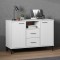 Gossi servanta cu picioare metalice &bdquo;oslo&rdquo; alb 113x40x77 cm lemn