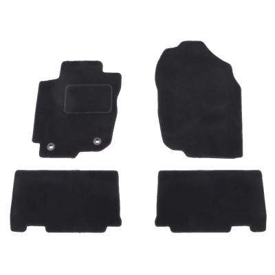 Set covorase auto mocheta Velor TOYOTA RAV4 (XA40), 01.2013-12.2018, negru, foto