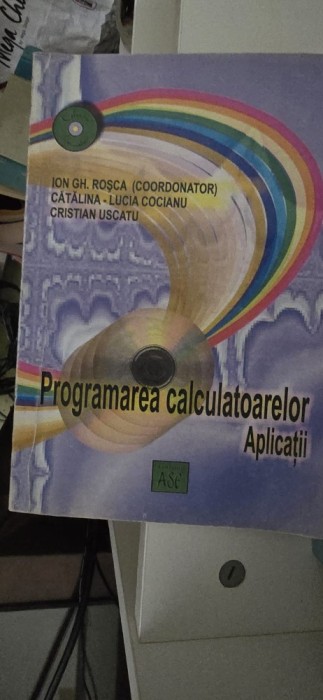 Ion gh Rosca programarea calculatoarelor aplicatii