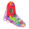 Centru de activitati 3 in 1 pentru copii, pliabil, multicolor, 4 mingii, gentuta pentru depozitare transport, 3 ani +