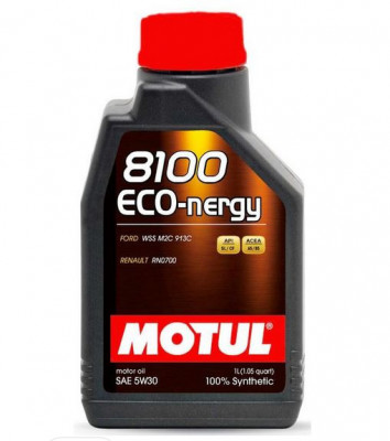 ULEI MOTOR FULL SINTETIC MOTUL 8100 ECO-NERGY ACEA A5 B5 5W30 1L foto