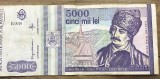 (BNK A) Romania bancnota 5000 lei 1993