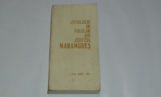 ANTOLOGIE DE FOLCLOR DIN JUDETUL MARAMURES Vol.1. POEZIA foto