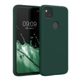 Husa pentru Google Pixel 4a, Silicon, Verde, 52622.169, Carcasa, Kwmobile