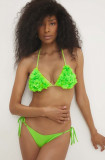 Answear Lab costum de baie culoarea verde, cupa moale