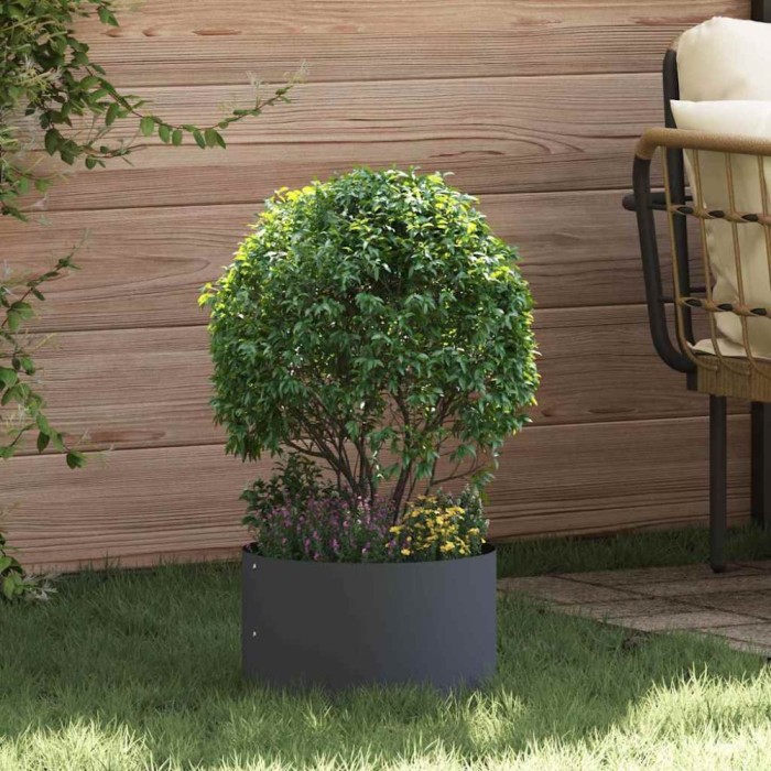 Ghivece pentru grădină 5 pcs Antracit 30 x 30 x 20 cm Oțel