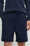 Les Deux pantaloni scurti barbati, culoarea albastru marin, LDM511046