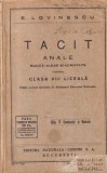 E. Lovinescu - Tacit. Anale. Bucati alese si adnotate pentru clasa VIII liceala