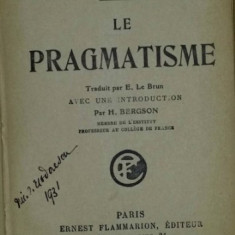 Pragmatismul / William James in franceza cotor in piele