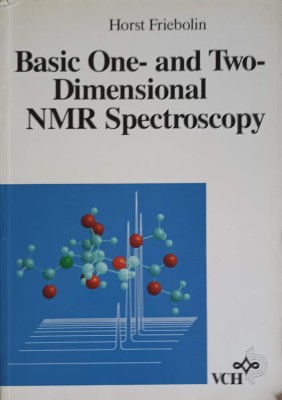 BASIC ONE- AND TWO- DIMENSIONAL NMR SPECTROSCOPY-HORST FRIEBOLIN-245643 foto