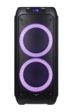 Cumpara ieftin Boxa portabila MYRIA MY2615, 80W RMS, Bluetooth, Radio FM, negru - RESIGILAT